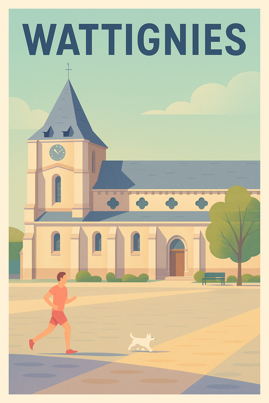 Affiche de Wattignies - Une balade matinale paisible