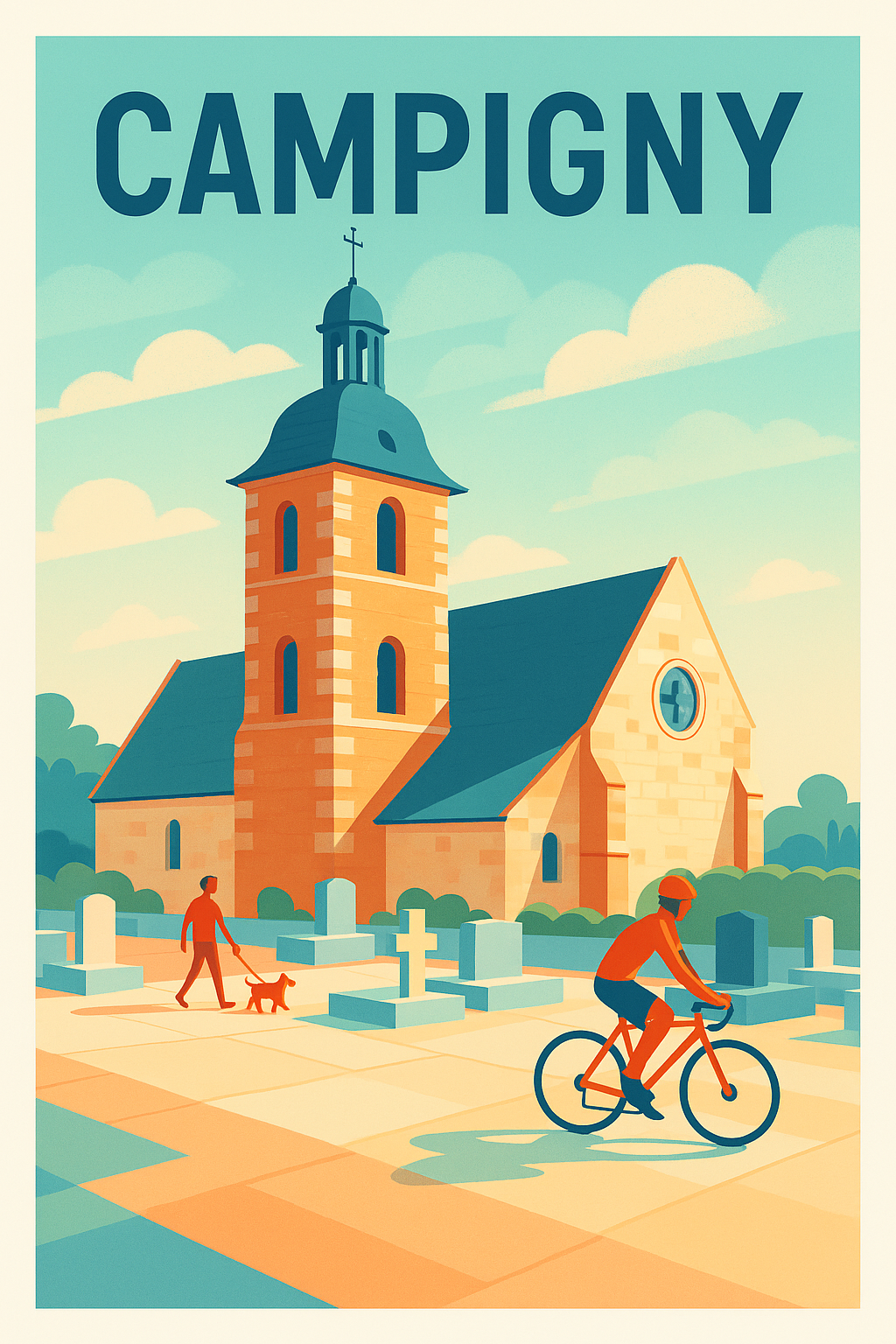 Affiche de Campigny - Charme et sérénité au cœur du village