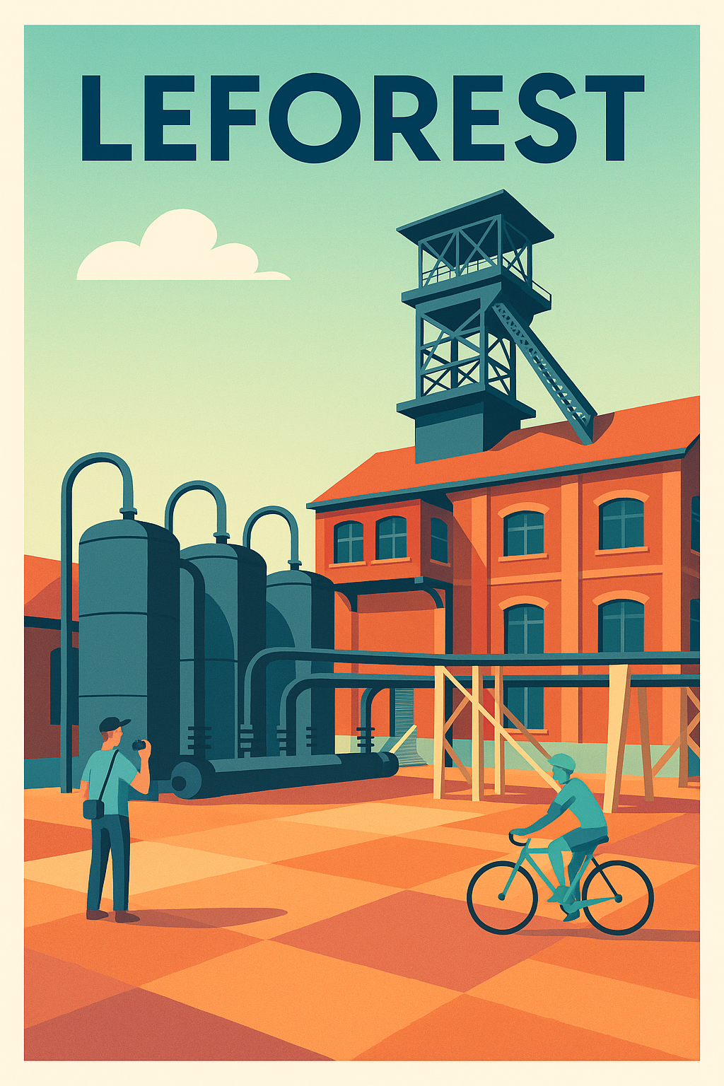 Affiche de Leforest - L'âme industrielle revisitée