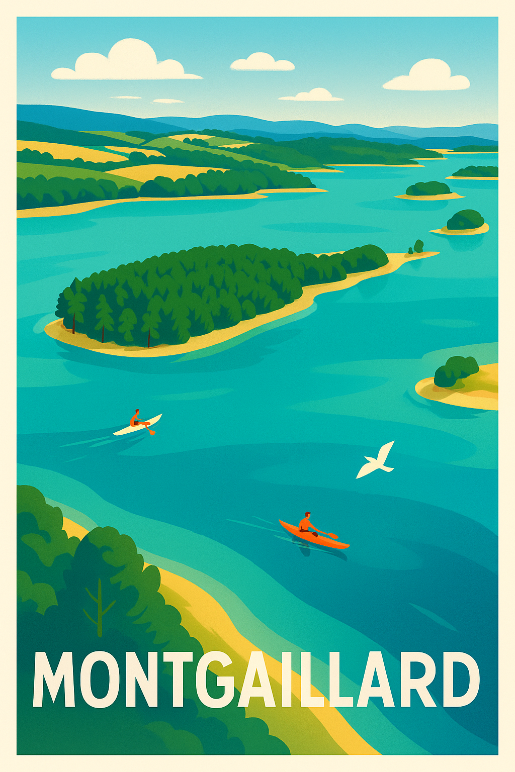 Affiche de Montgaillard - L'évasion aquatique en pleine nature