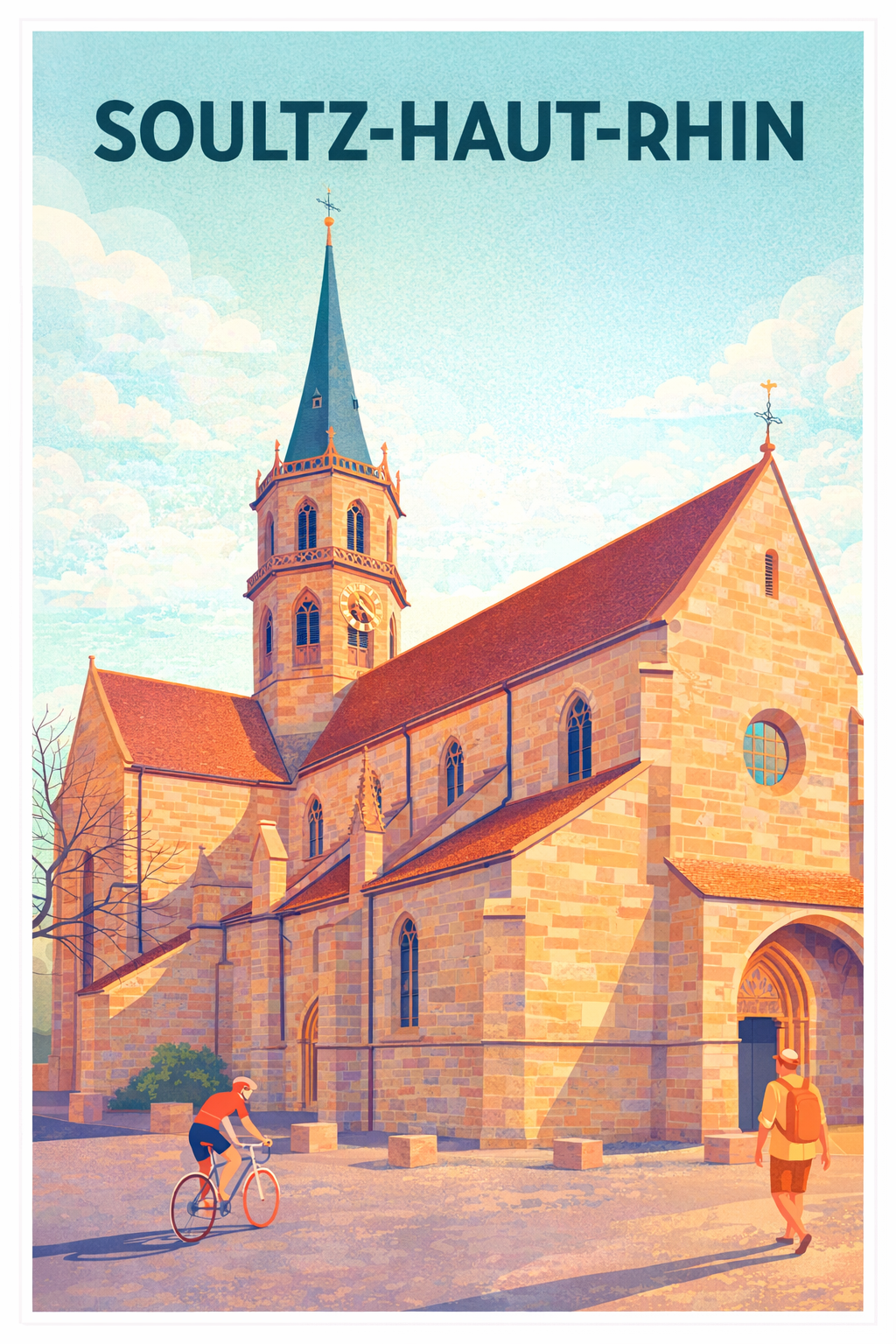 Affiche de Soultz-Haut-Rhin - Charme historique et sérénité alsacienne