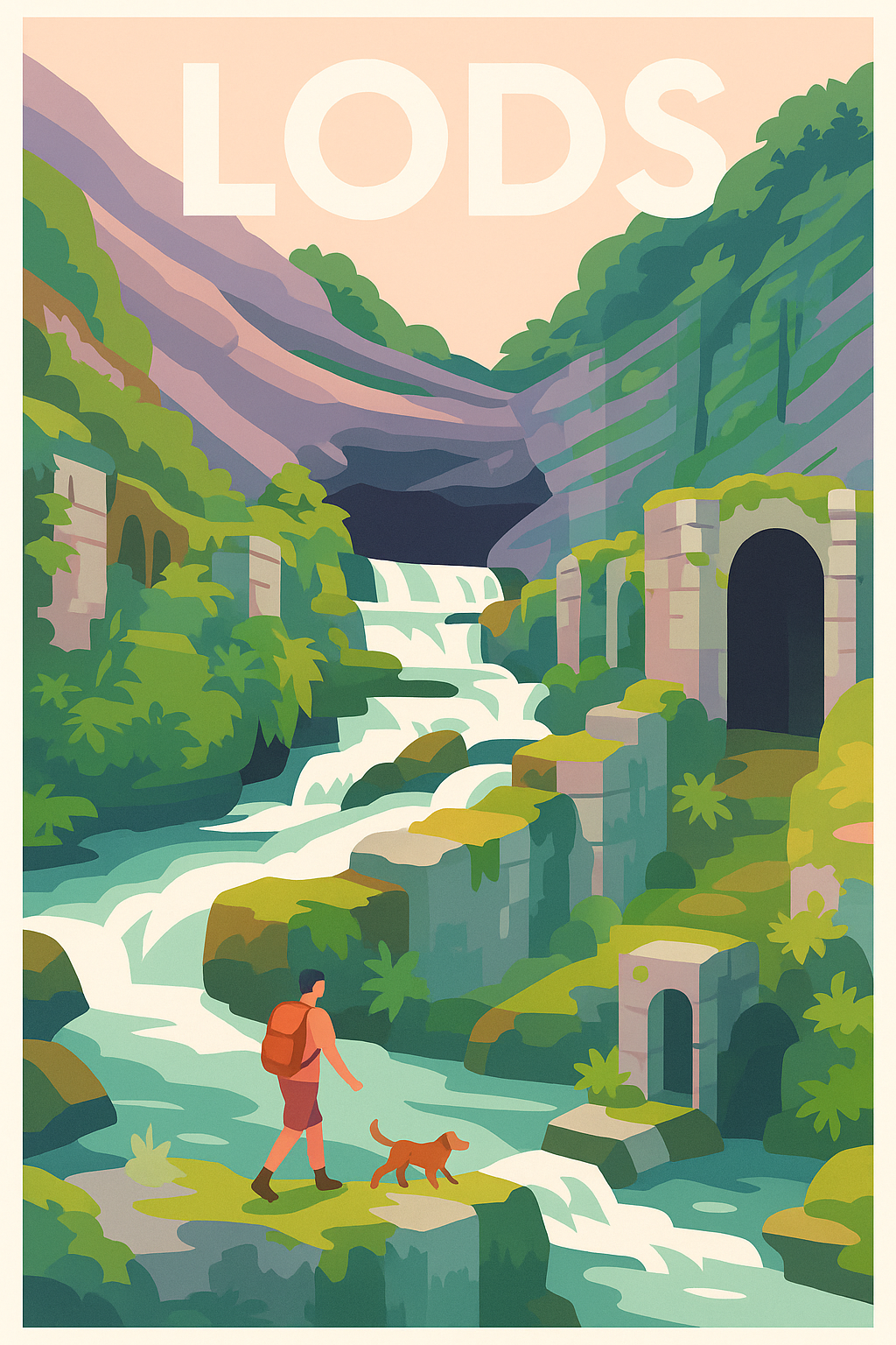 Affiche de Lods - Escapade naturelle et authentique