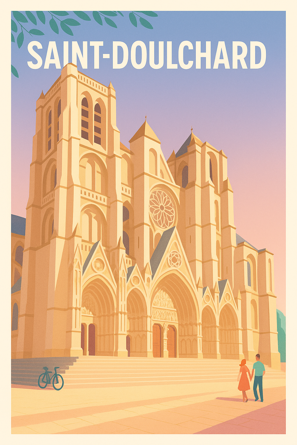 Affiche de Saint-Doulchard - L'élégance intemporelle de la cathédrale