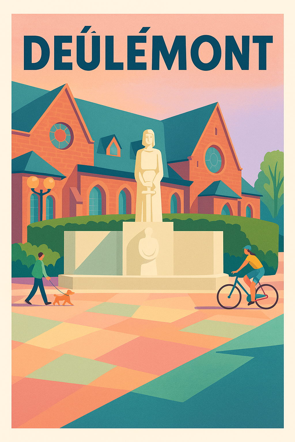 Affiche de Deûlémont - Charme et sérénité au cœur de la ville