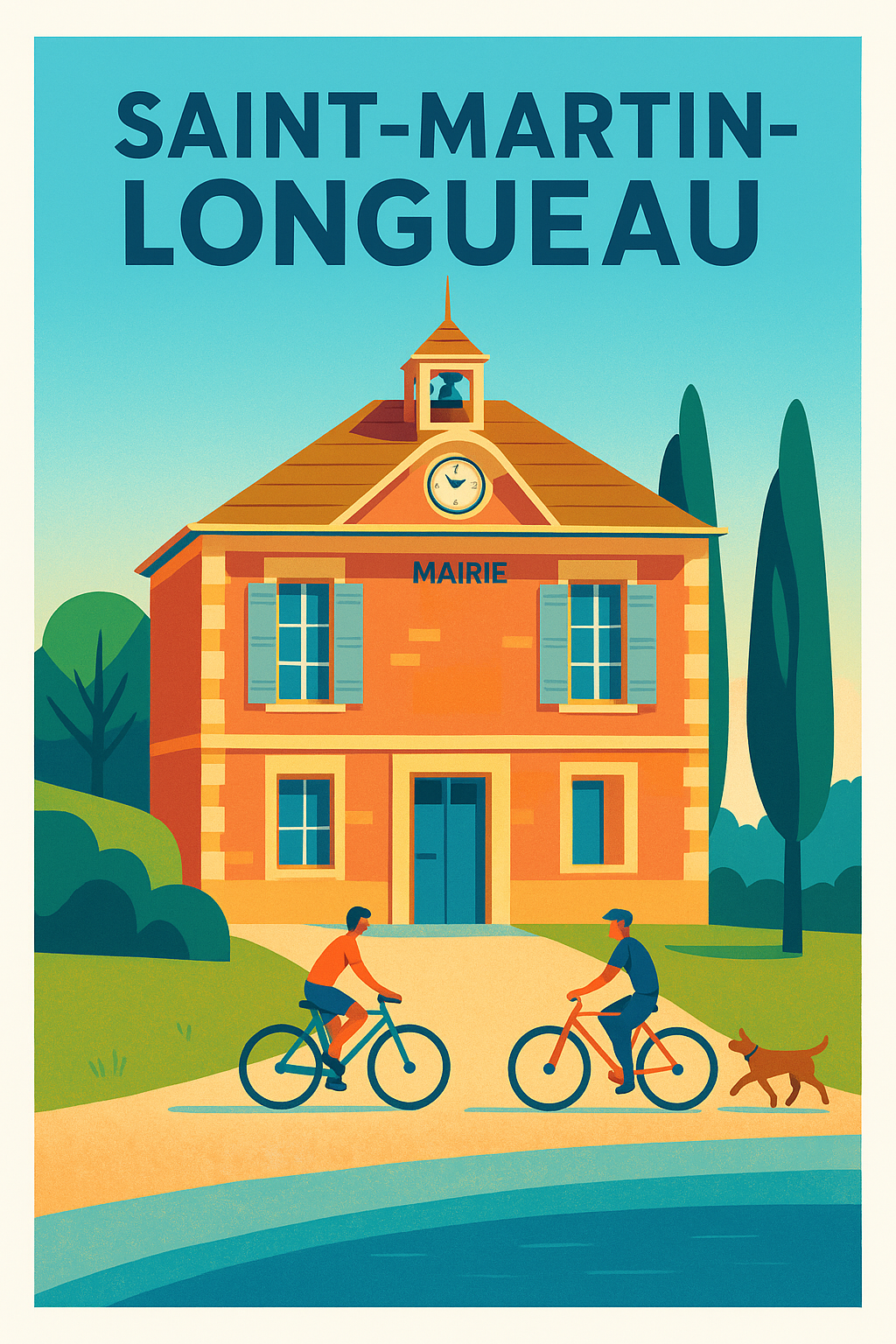 Affiche de Saint-Martin-Longueau - Un coin de vie paisible et authentique