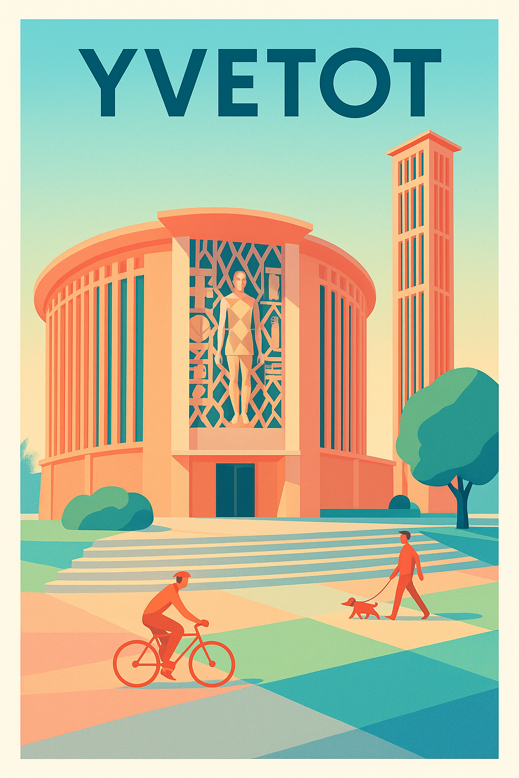 Affiche de Yvetot - L'art et la douceur de vivre au cœur de la ville