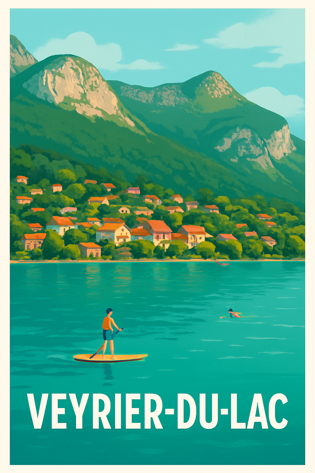 Affiche de Veyrier-du-Lac - Évasion et Sérénité au Bord du Lac