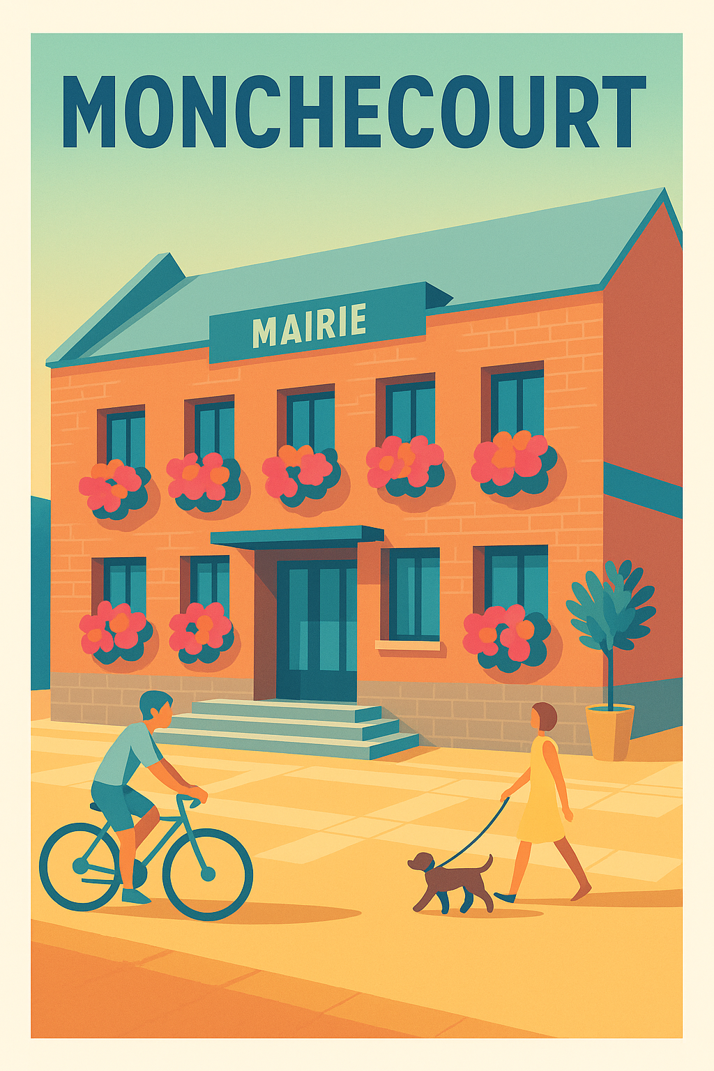 Affiche de Monchecourt - Charme et Tranquillité au Quotidien