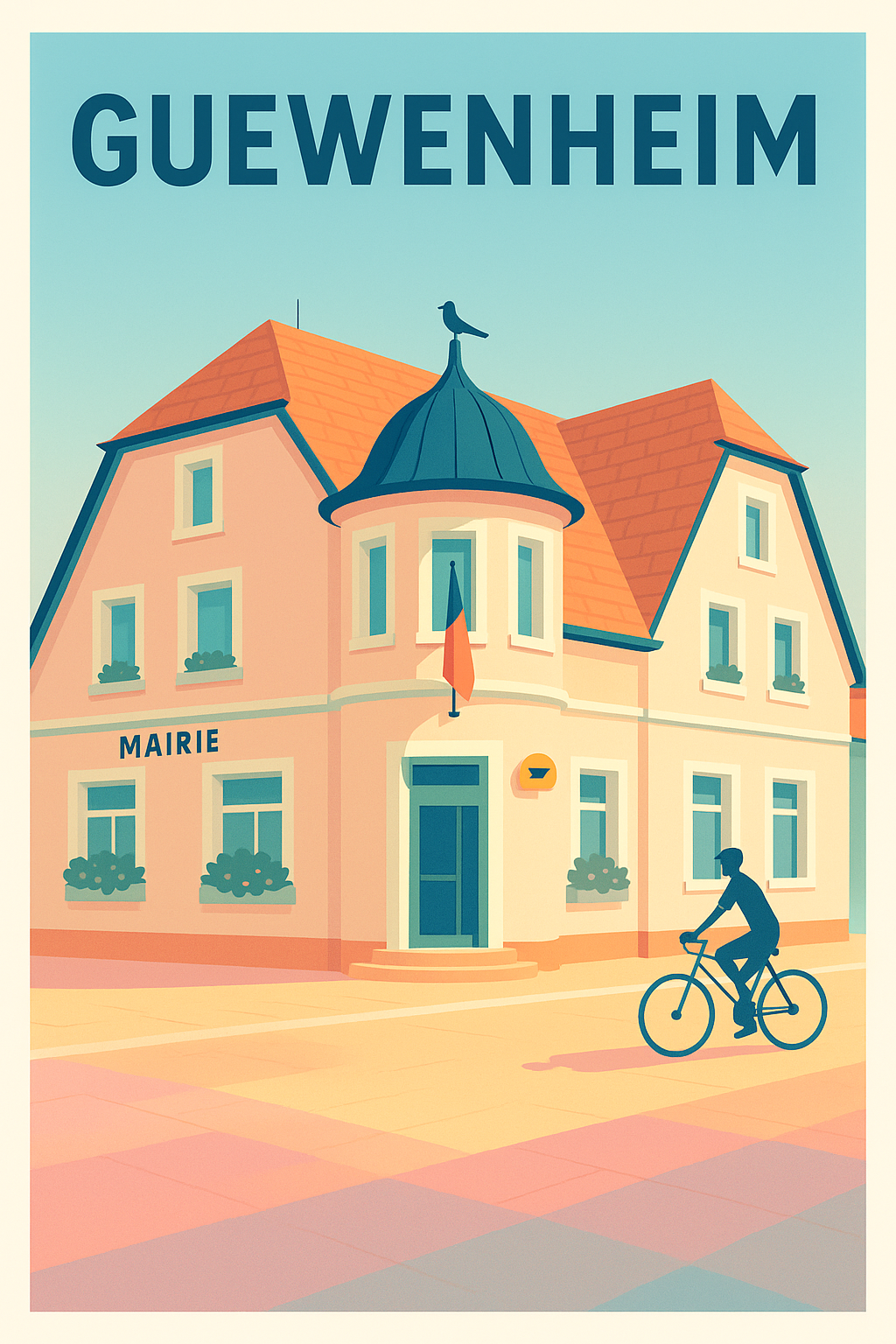 Affiche de Guewenheim - Charme et tranquillité au cœur de l'Alsace