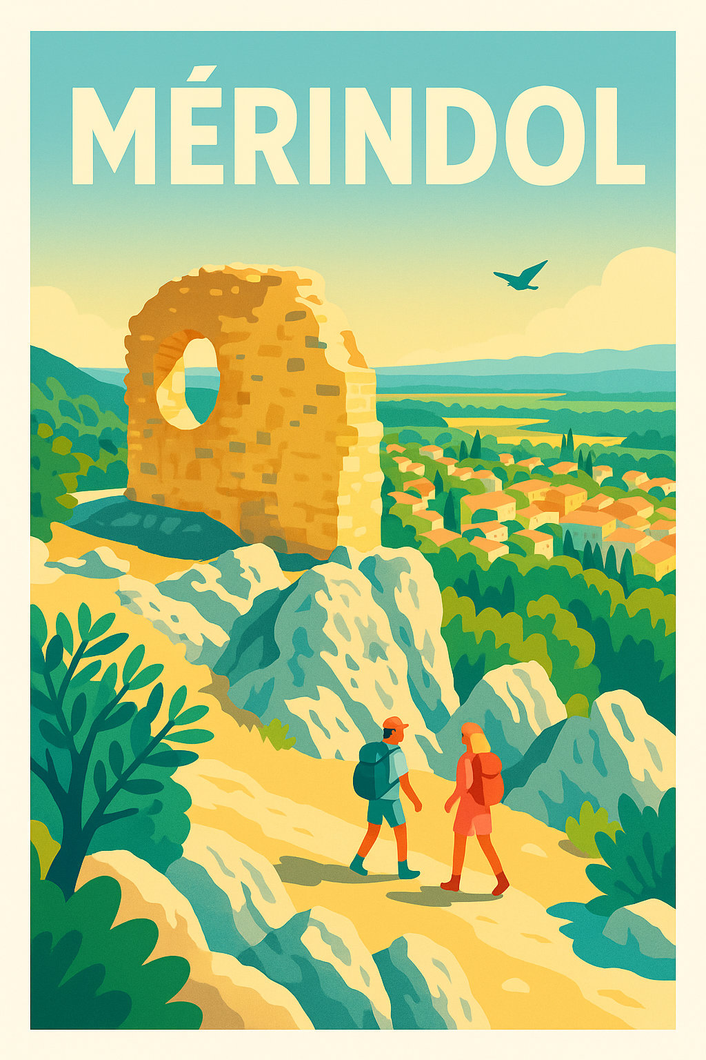 Affiche de Mérindol - Randonnée et patrimoine en pleine nature