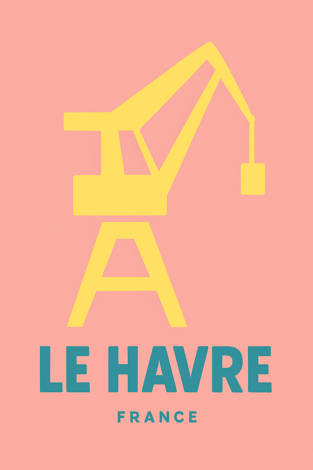 Affiche Le Havre — L'Esprit Industriel du Port · poster d'art de Le Havre