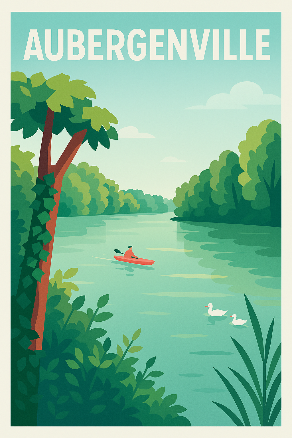 Affiche de Aubergenville - Escapade Nature au Fil de l'Eau