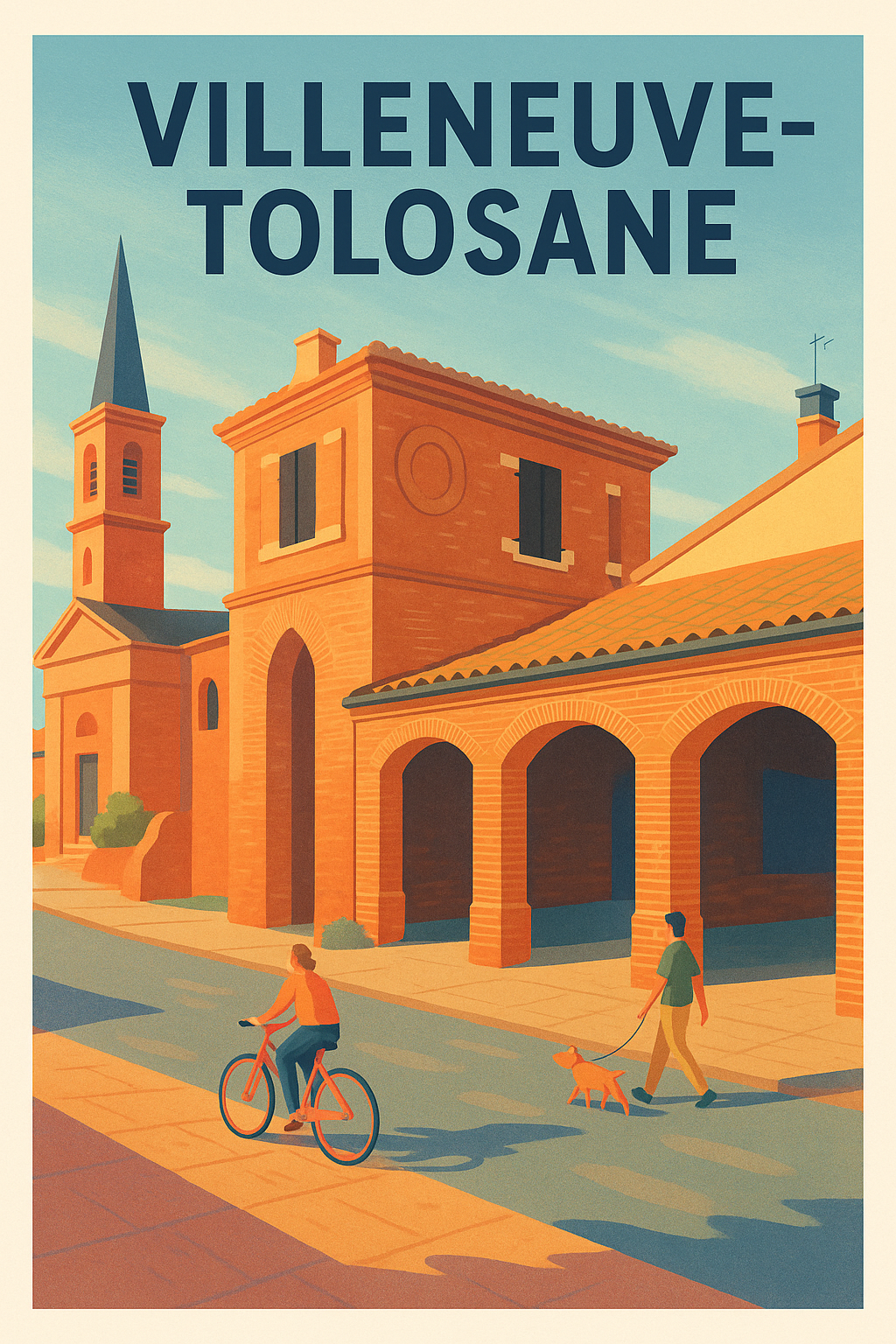 Affiche de Villeneuve-Tolosane - Charmante douceur du Sud-Ouest