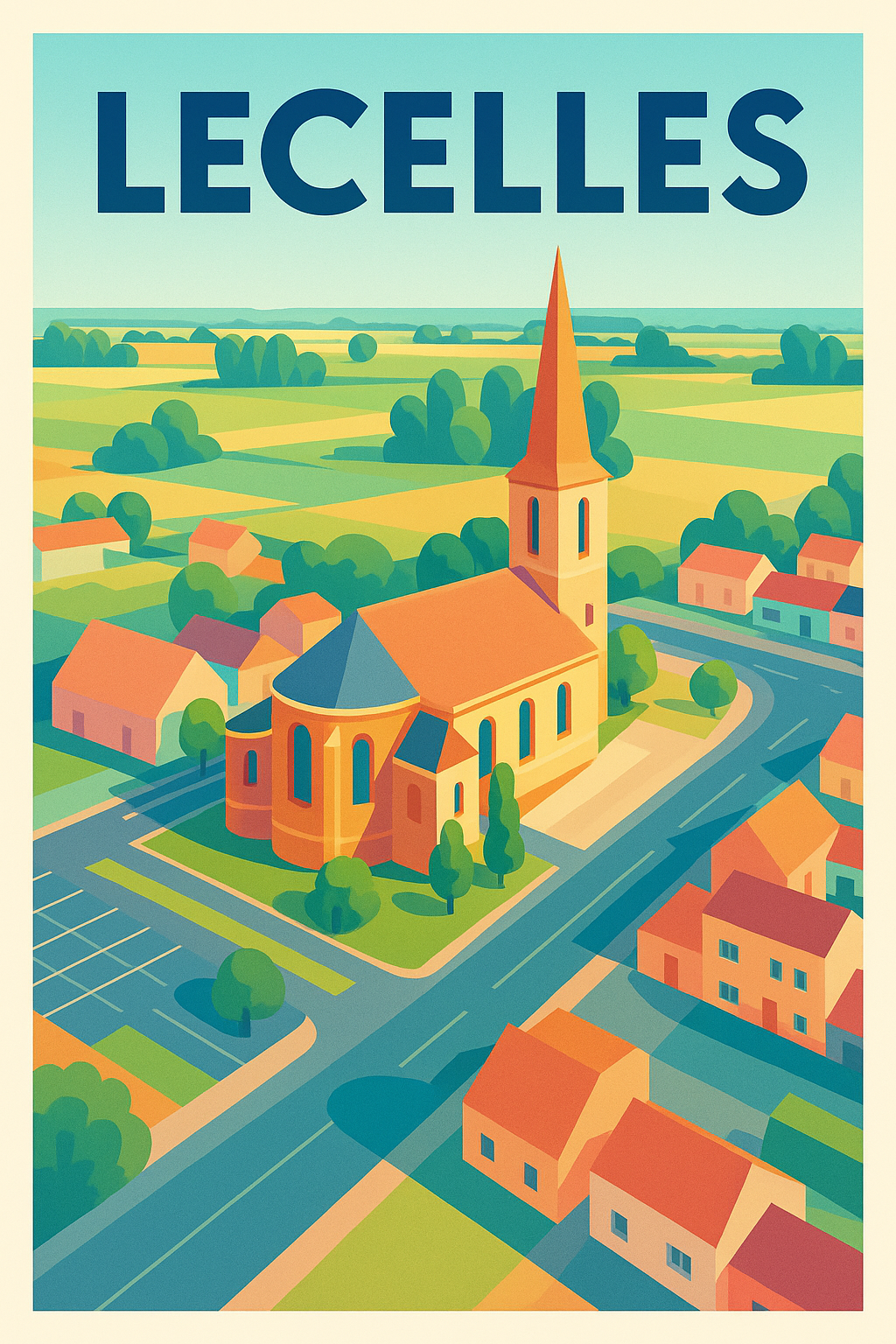 Affiche de Lecelles - L'élégance champêtre au cœur du Nord