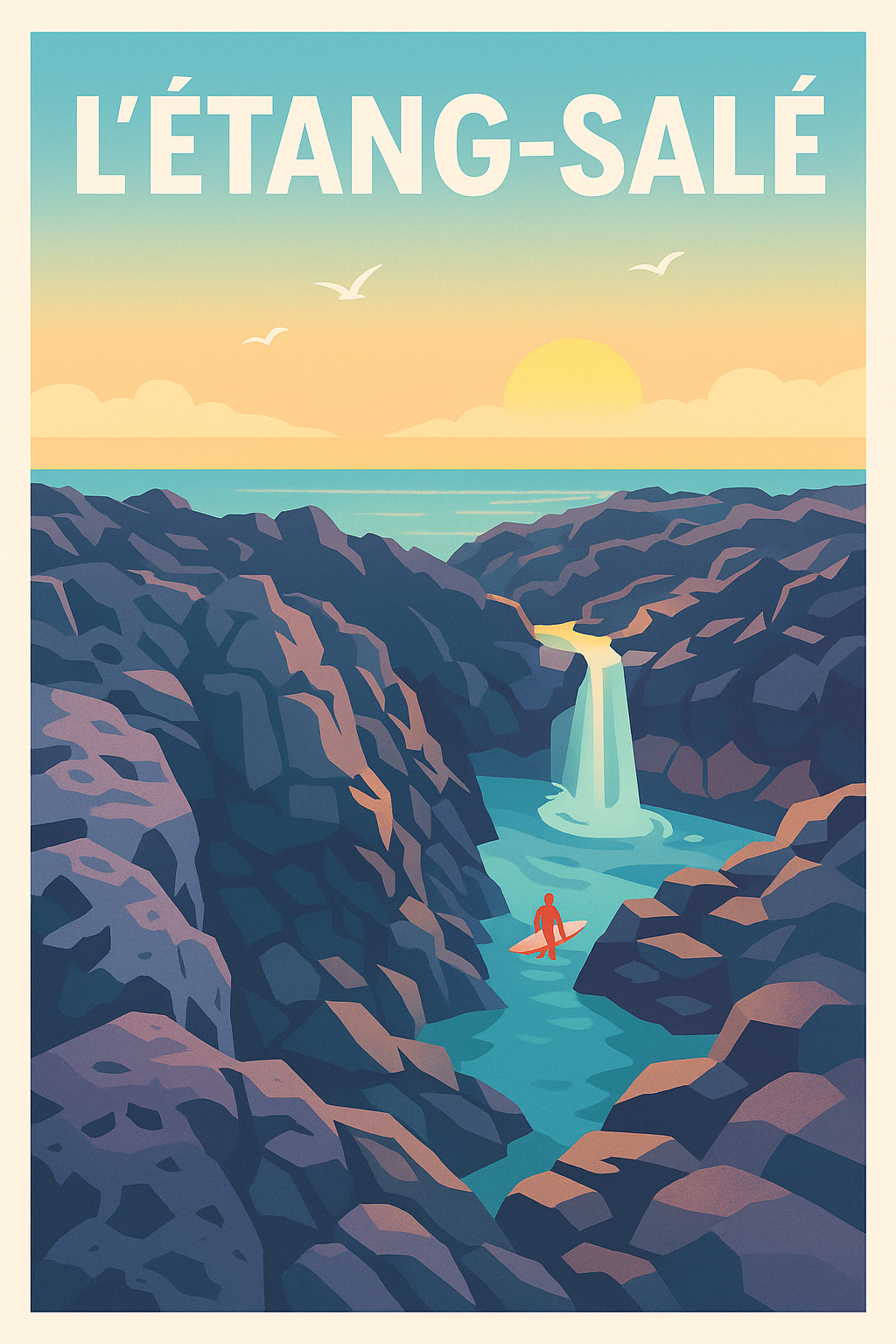 Affiche de L'Étang-Salé - Évasion et sérénité au cœur de la nature