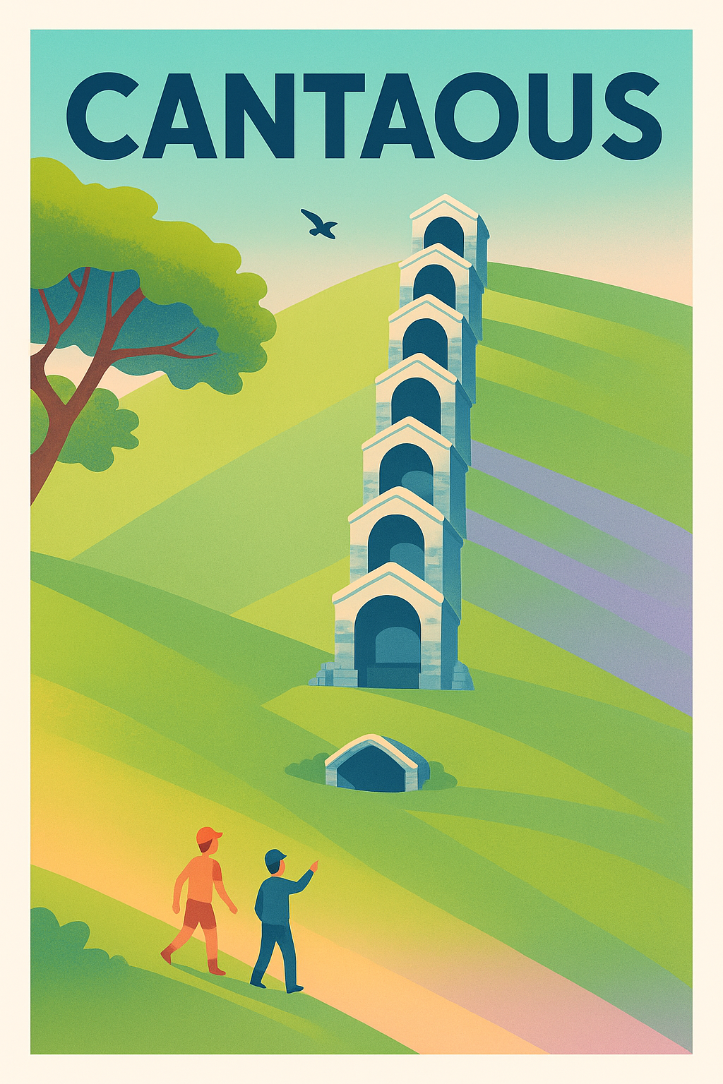 Affiche de Cantaous - Voyage au cœur des Pyrénées