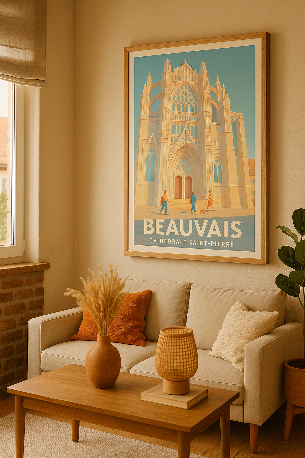 Affiche Beauvais - Splendeur de la Cathédrale Saint-Pierre - Afich