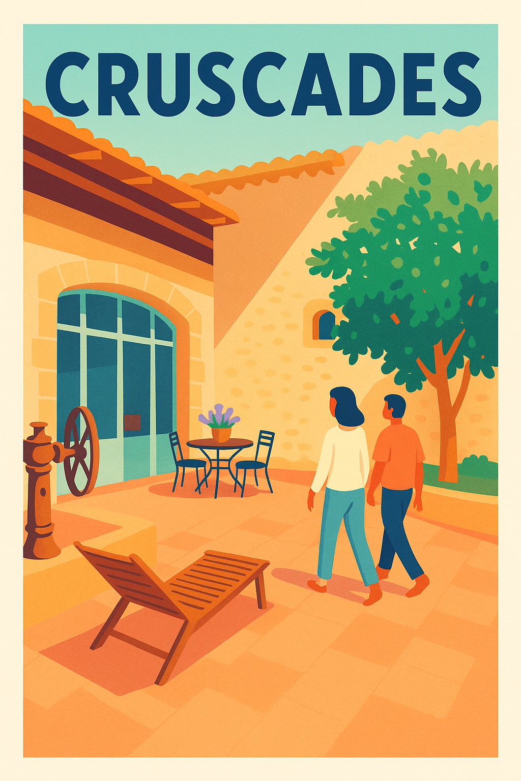 Affiche de Cruscades - Douceur et charme ensoleillé