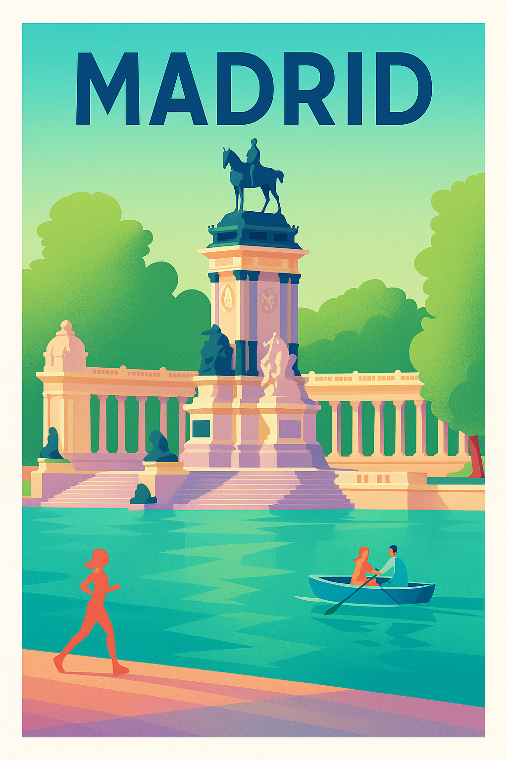 Affiche de Madrid - Évasion au cœur du Retiro