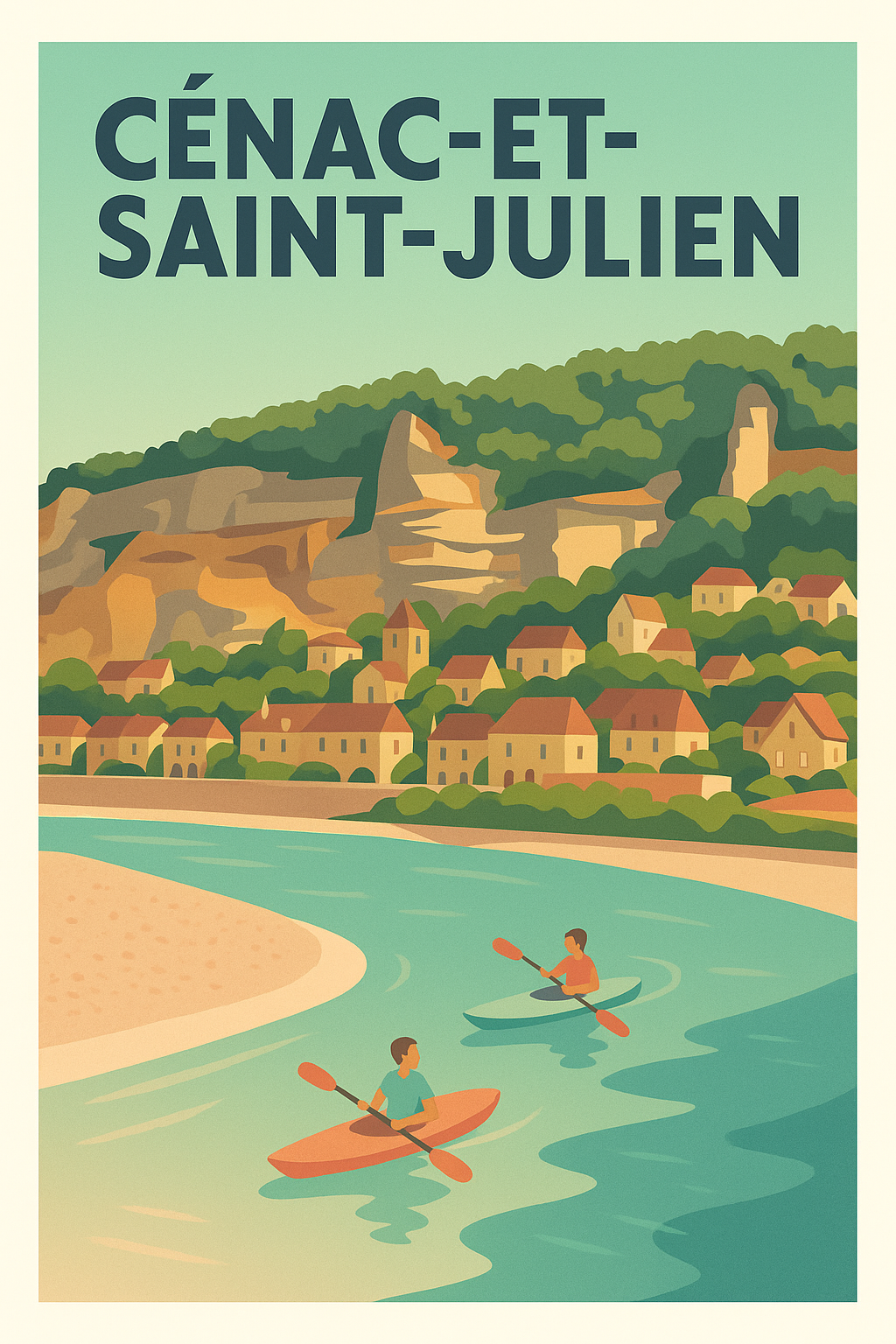 Affiche de Cénac-et-Saint-Julien - Escapade paisible au cœur de la Dordogne