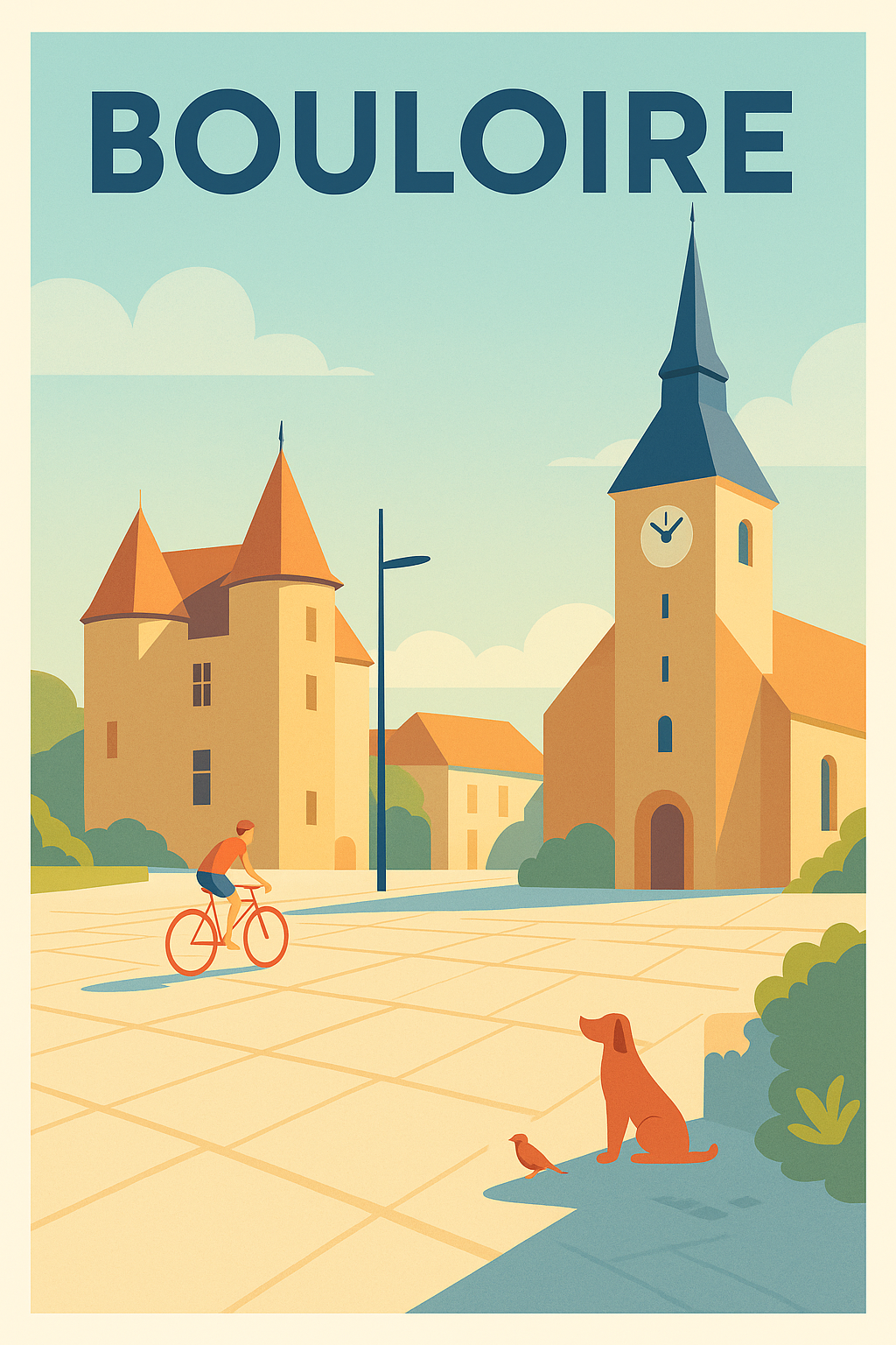 Affiche de Bouloire - Charme et quiétude au cœur du Pays de la Loire