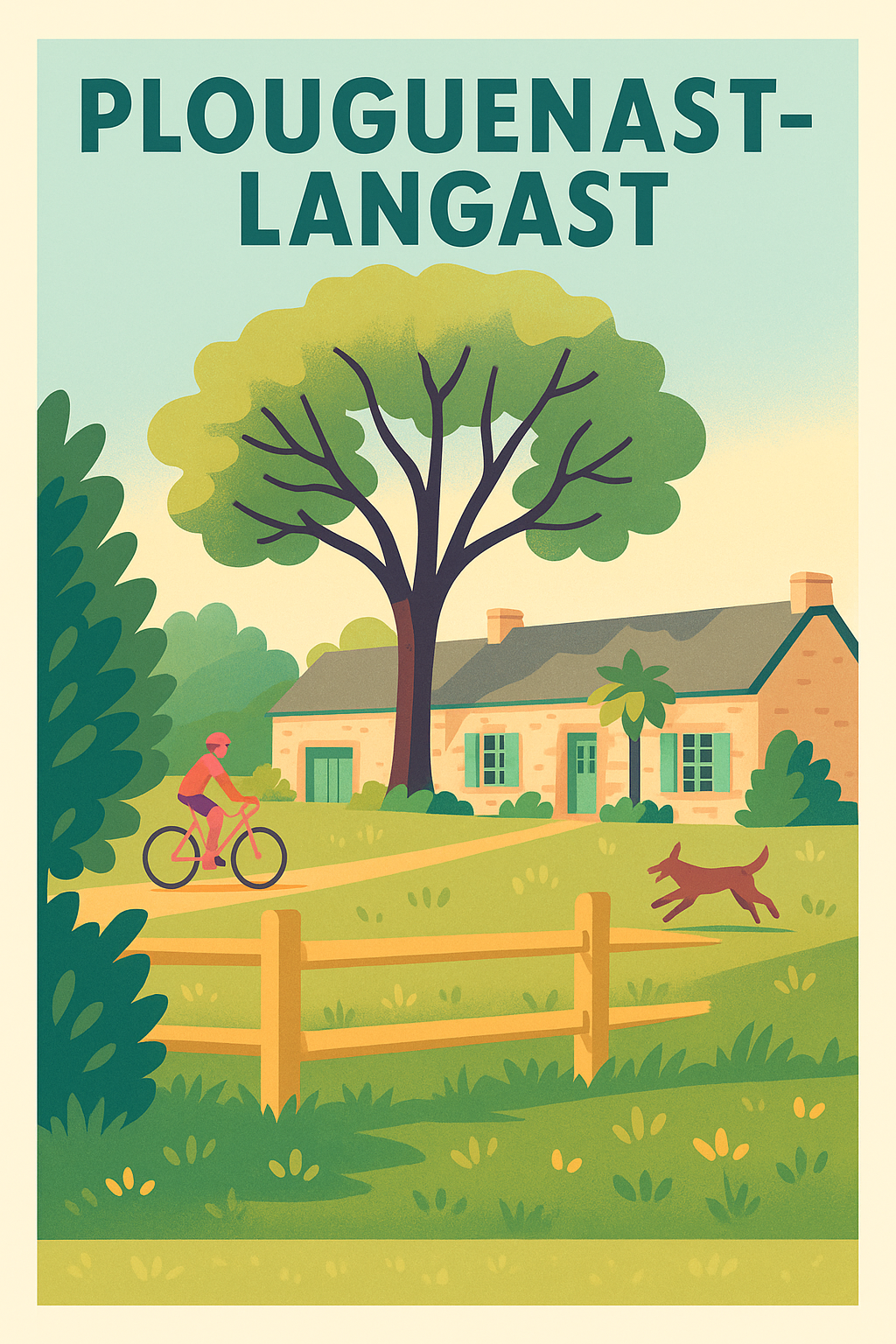 Affiche de Plouguenast-Langast - Charme bucolique et nature apaisante