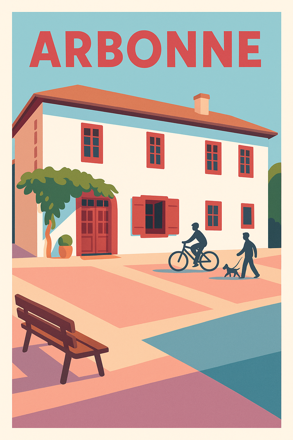 Affiche de Arbonne - Charme et douceur de vivre basque