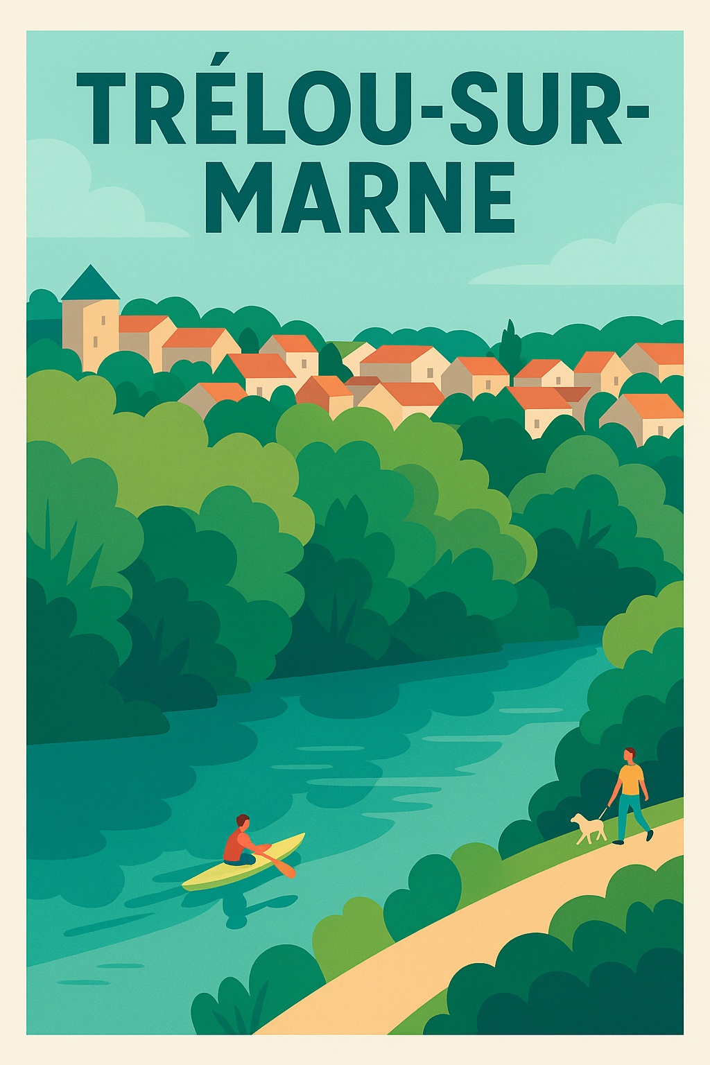 Affiche de Trélou-sur-Marne - Une escapade nature au fil de l'eau