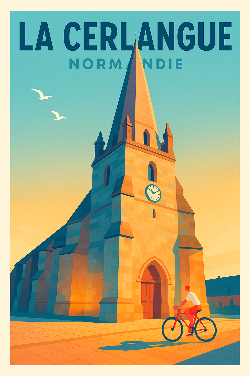 Affiche de La Cerlangue - Charme intemporel de Normandie