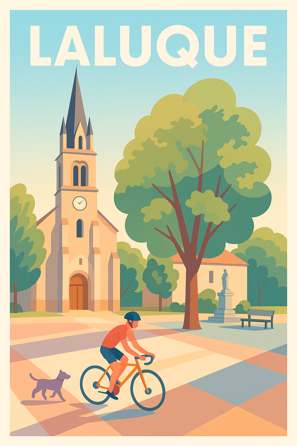Affiche de Laluque - Charme paisible au cœur du village