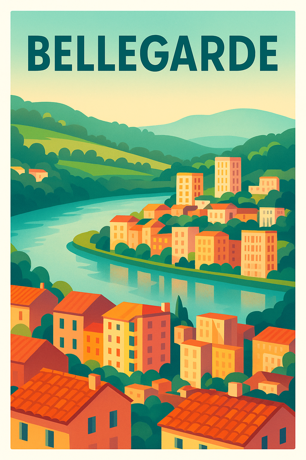Affiche de Bellegarde - Un havre de tranquillité au cœur de la nature
