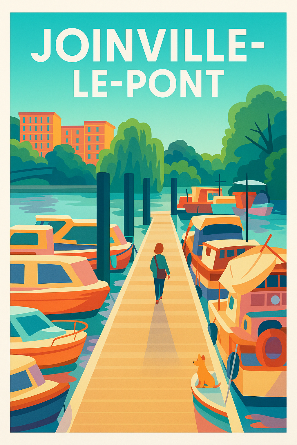 Affiche de Joinville-le-Pont - Flânerie au bord de l'eau