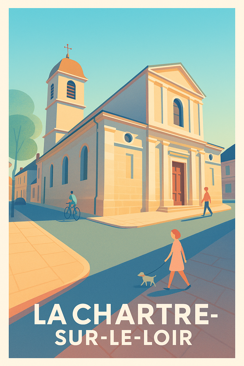 Affiche de La Chartre-sur-le-Loir - Charme tranquille et patrimoine authentique