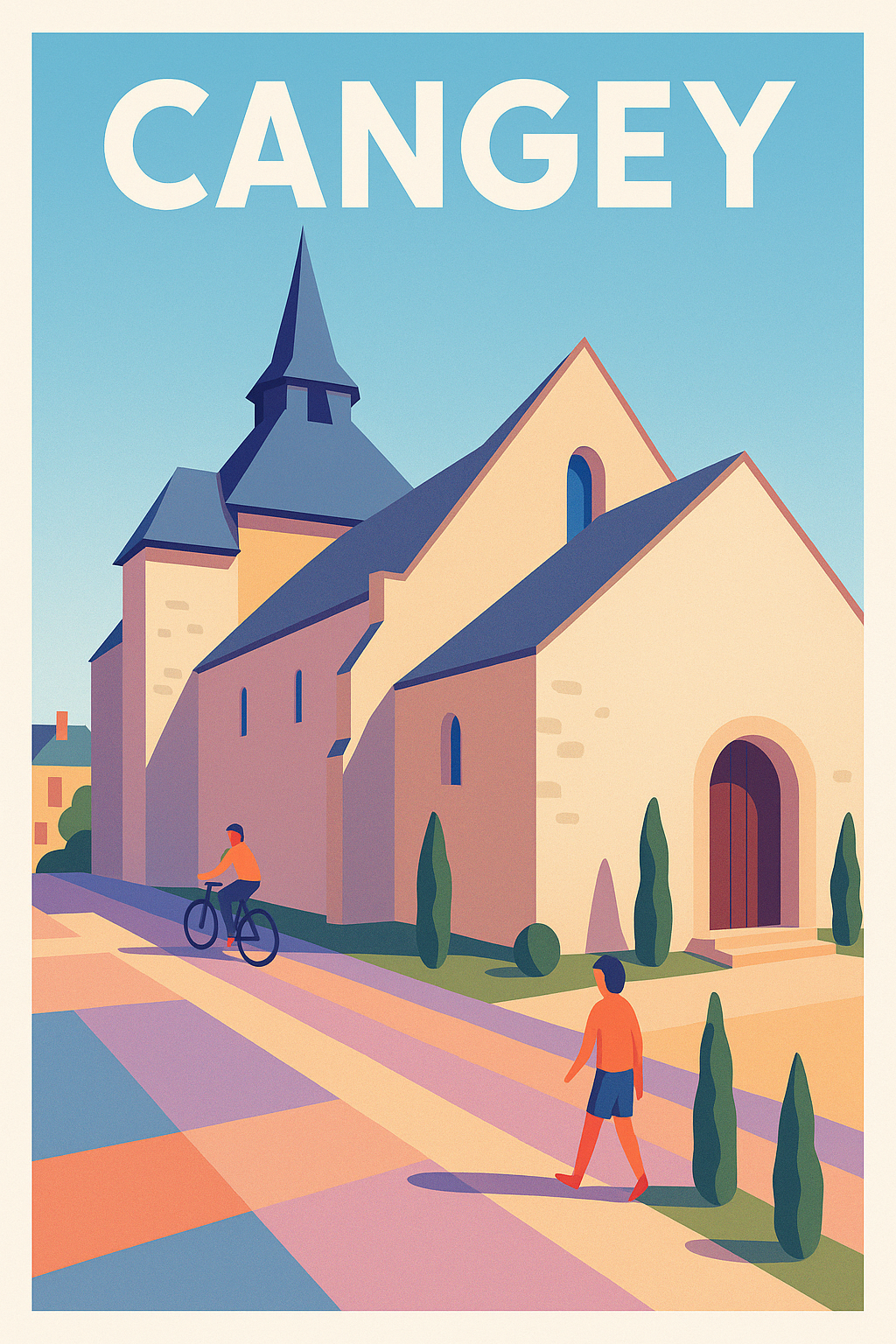 Affiche de Cangey - L’élégance paisible au cœur du Val de Loire