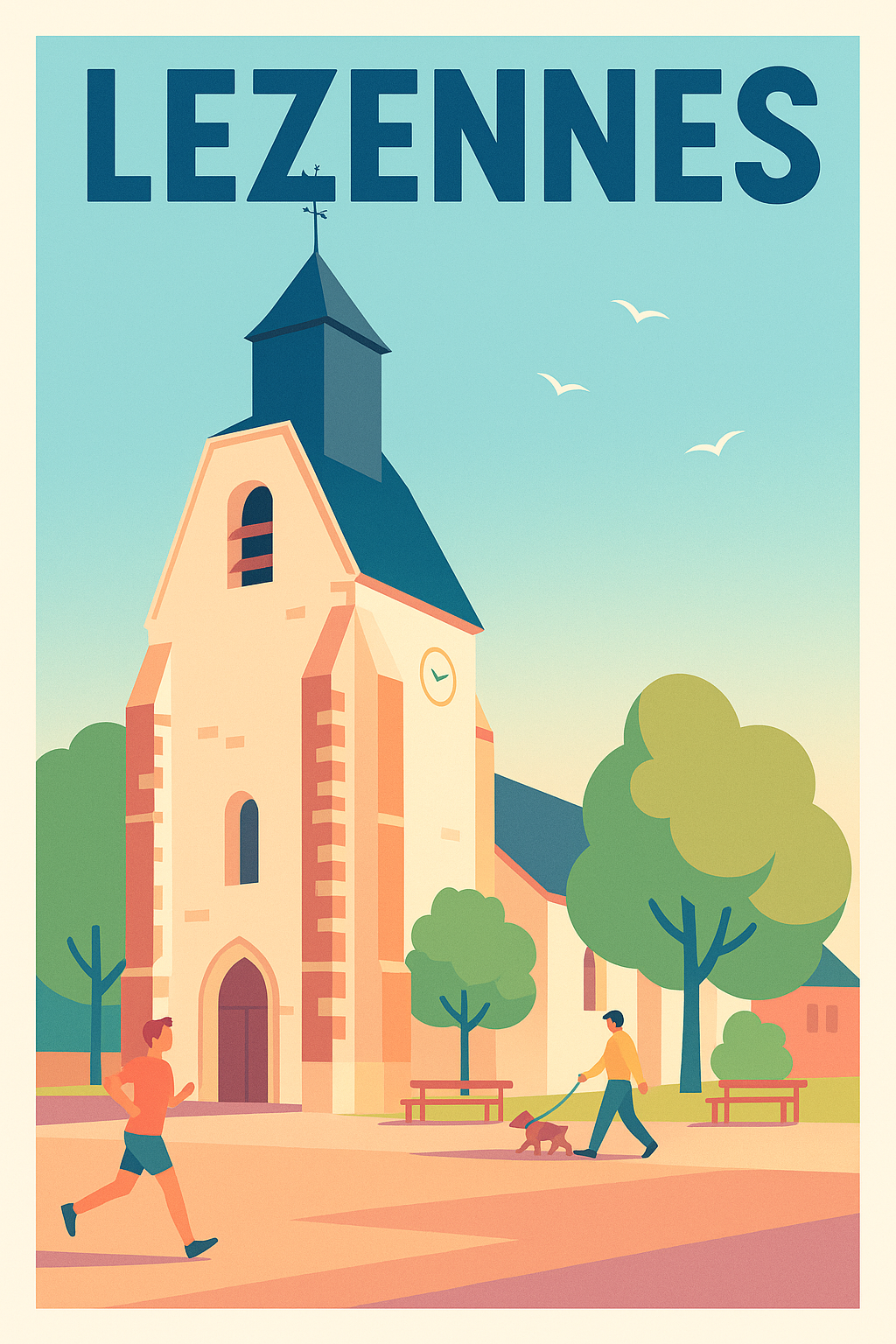 Affiche de Lezennes - Charme paisible au cœur du village