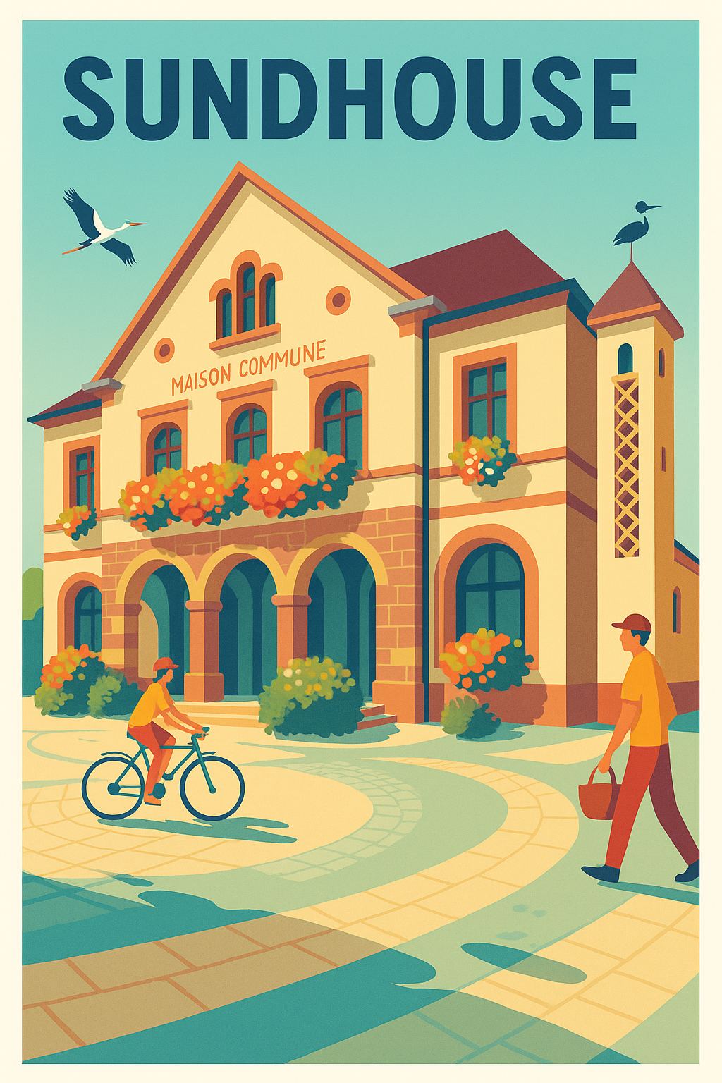 Affiche de Sundhouse - Charme et quiétude au fil des rues