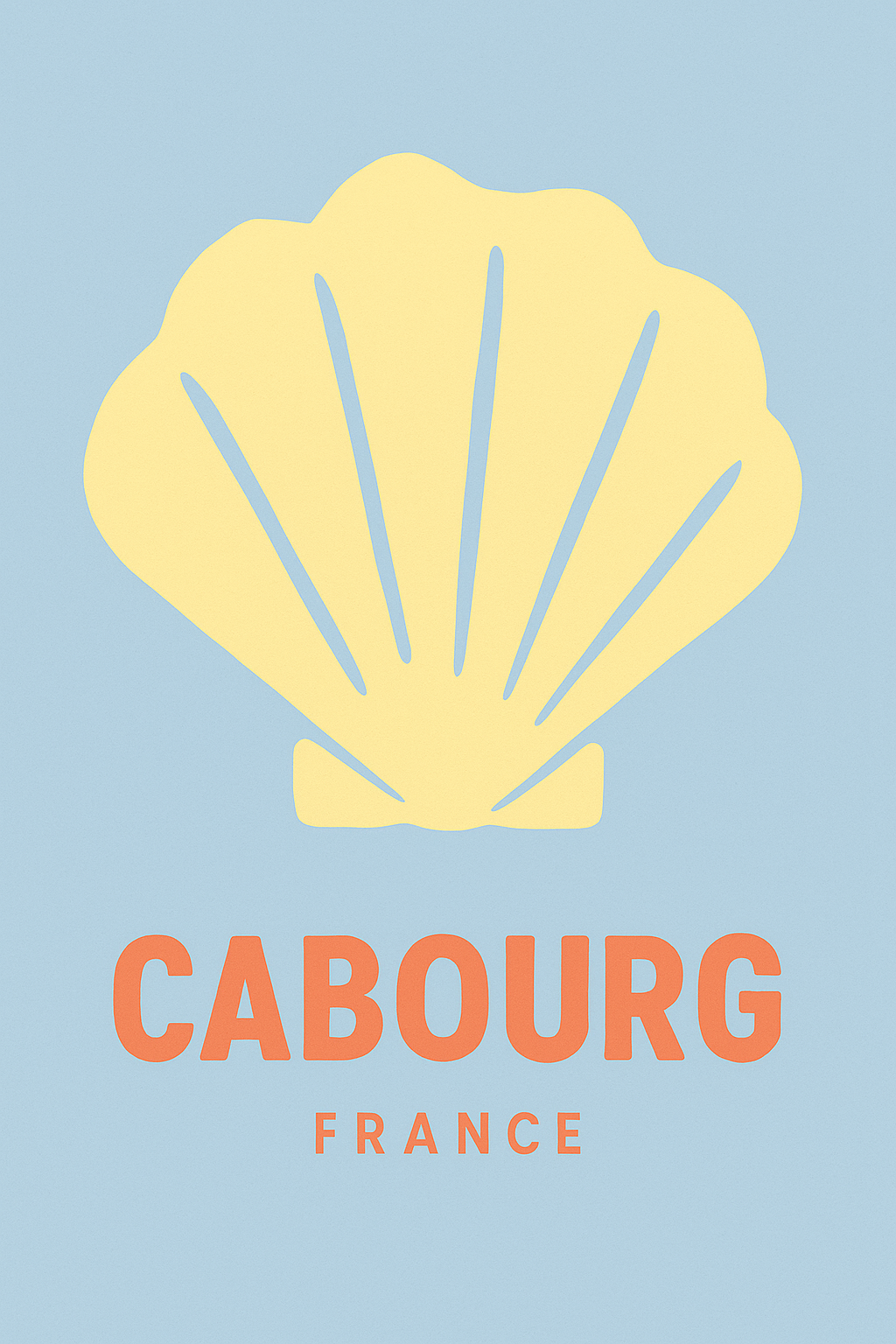 Affiche Cabourg — L'élégance marine à portée de main · poster d'art de Cabourg