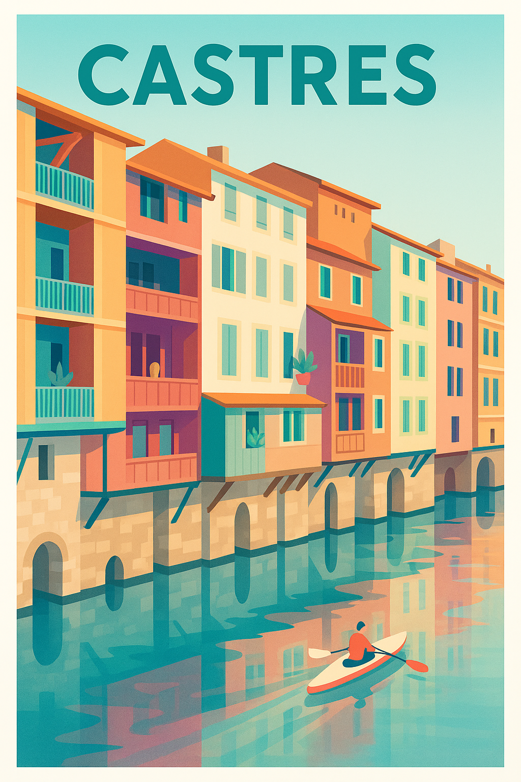 Affiche de Castres - Sérénité au fil de l'eau