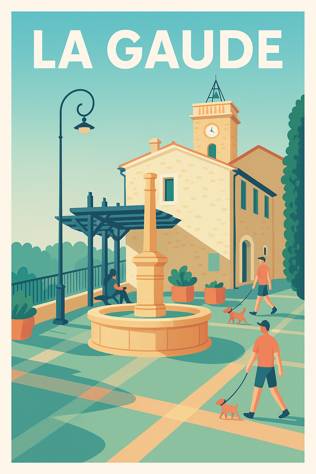 Affiche de La Gaude - Charme et sérénité en Provence