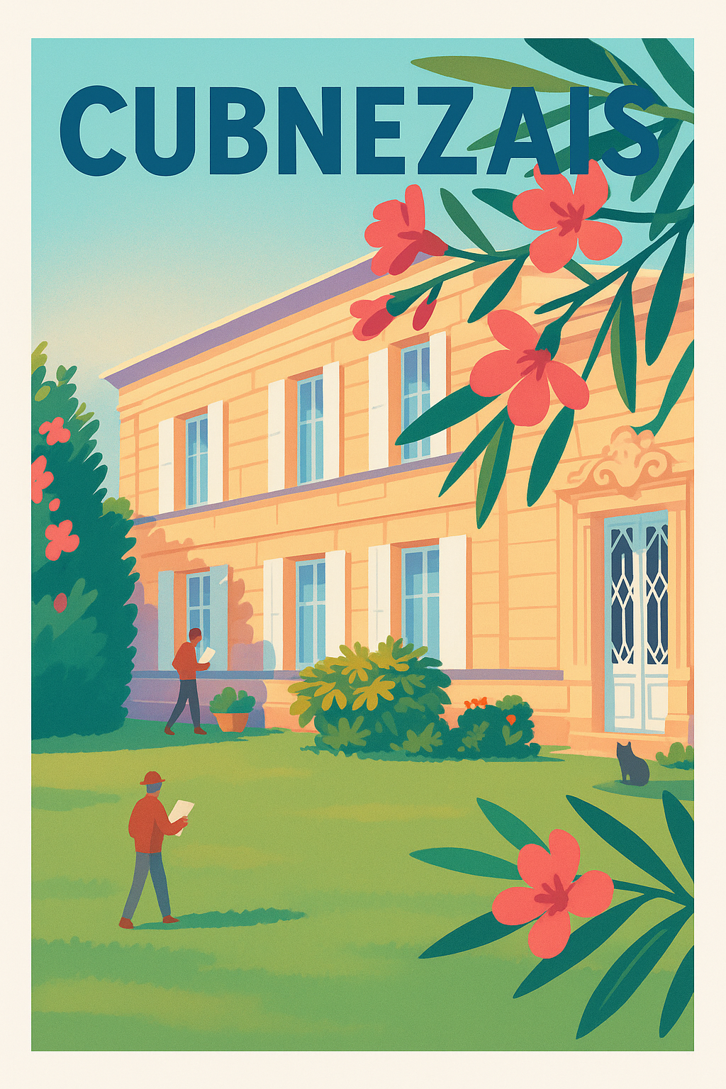 Affiche de Cubnezais - Charme et Sérénité en Bord de Gironde