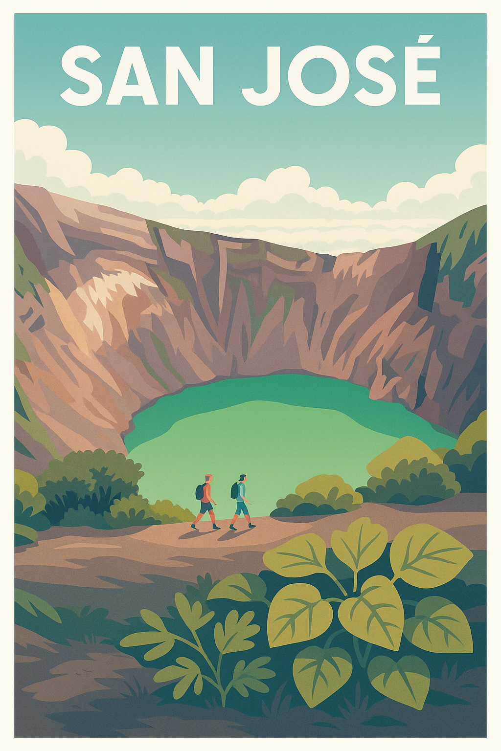 Affiche de San José - Aventure au cœur du Cratère Vert