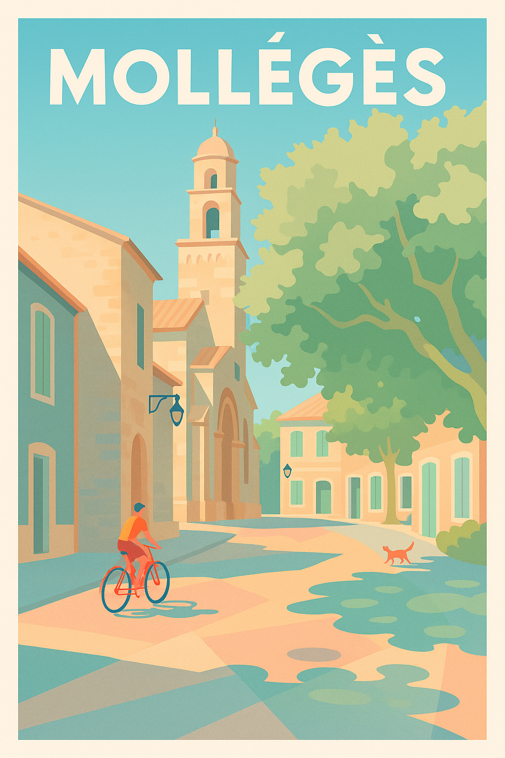 Affiche Mollégès — Charme Provençal en Douceur · poster d'art de Mollégès