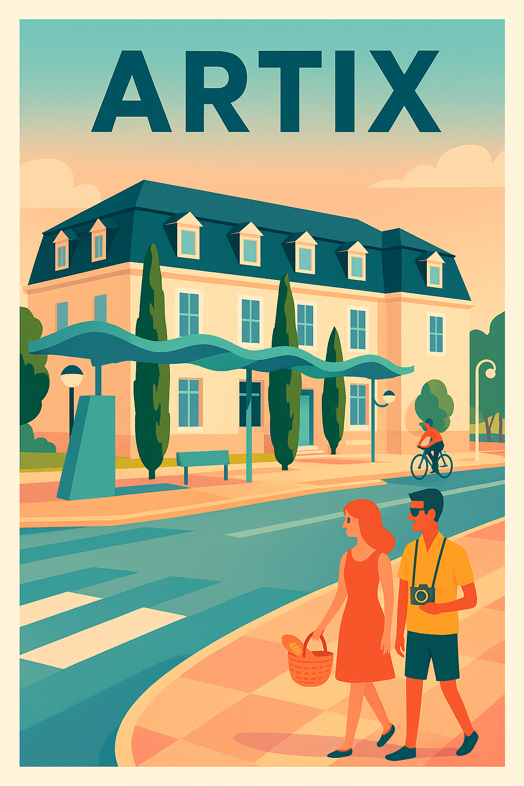 Affiche de Artix - Charme et douceur de vivre au cœur du Béarn