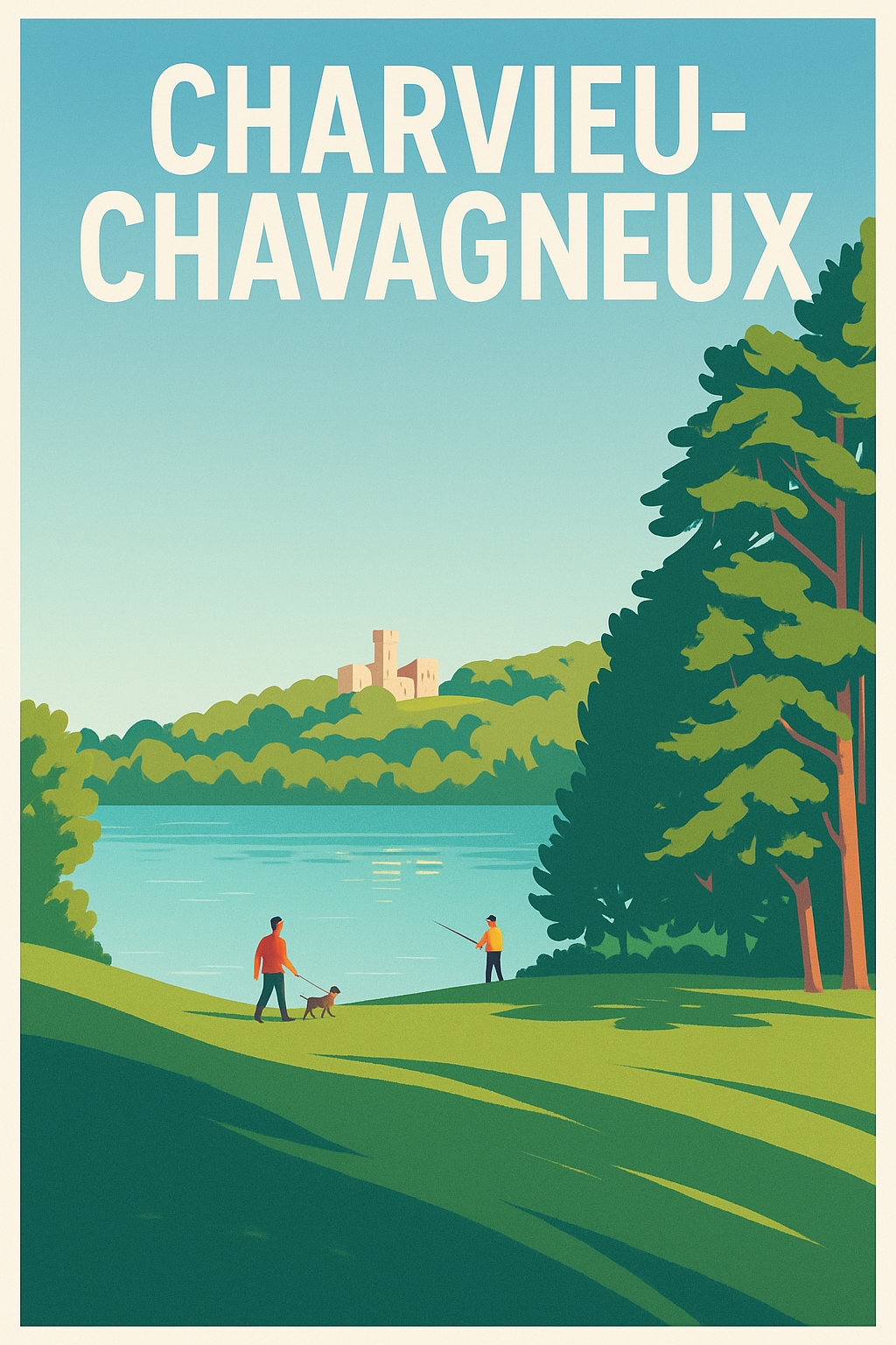 Affiche de Charvieu-Chavagneux - Escapade Nature au Bord de l'Eau