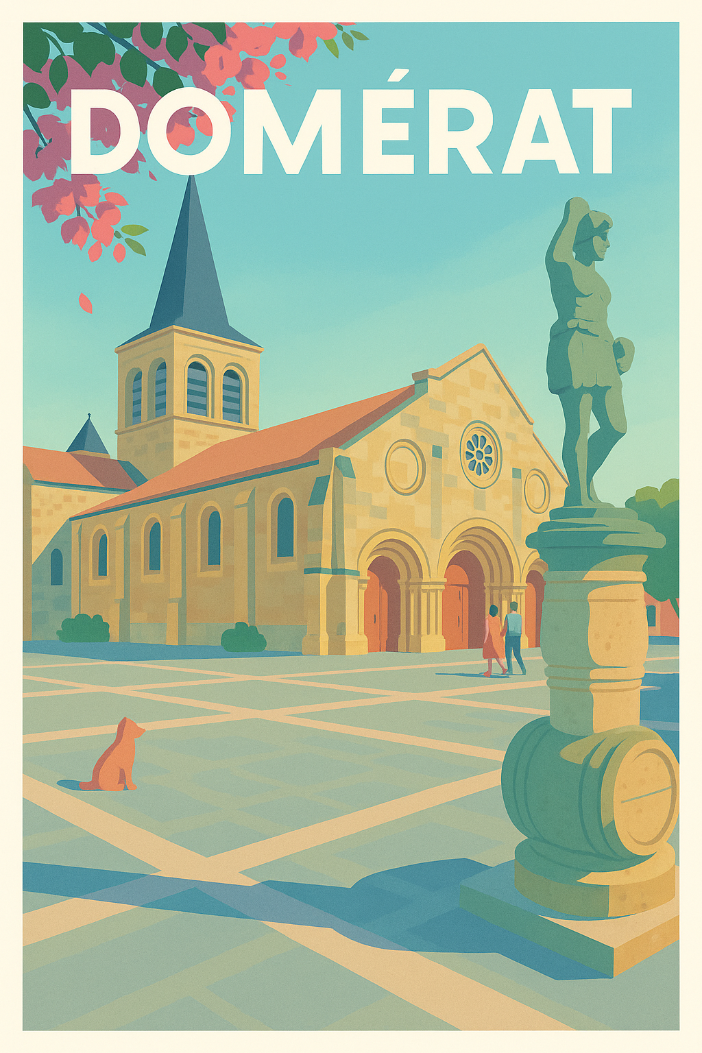 Affiche de Domérat - Charme et Sérénité au Cœur de la Ville