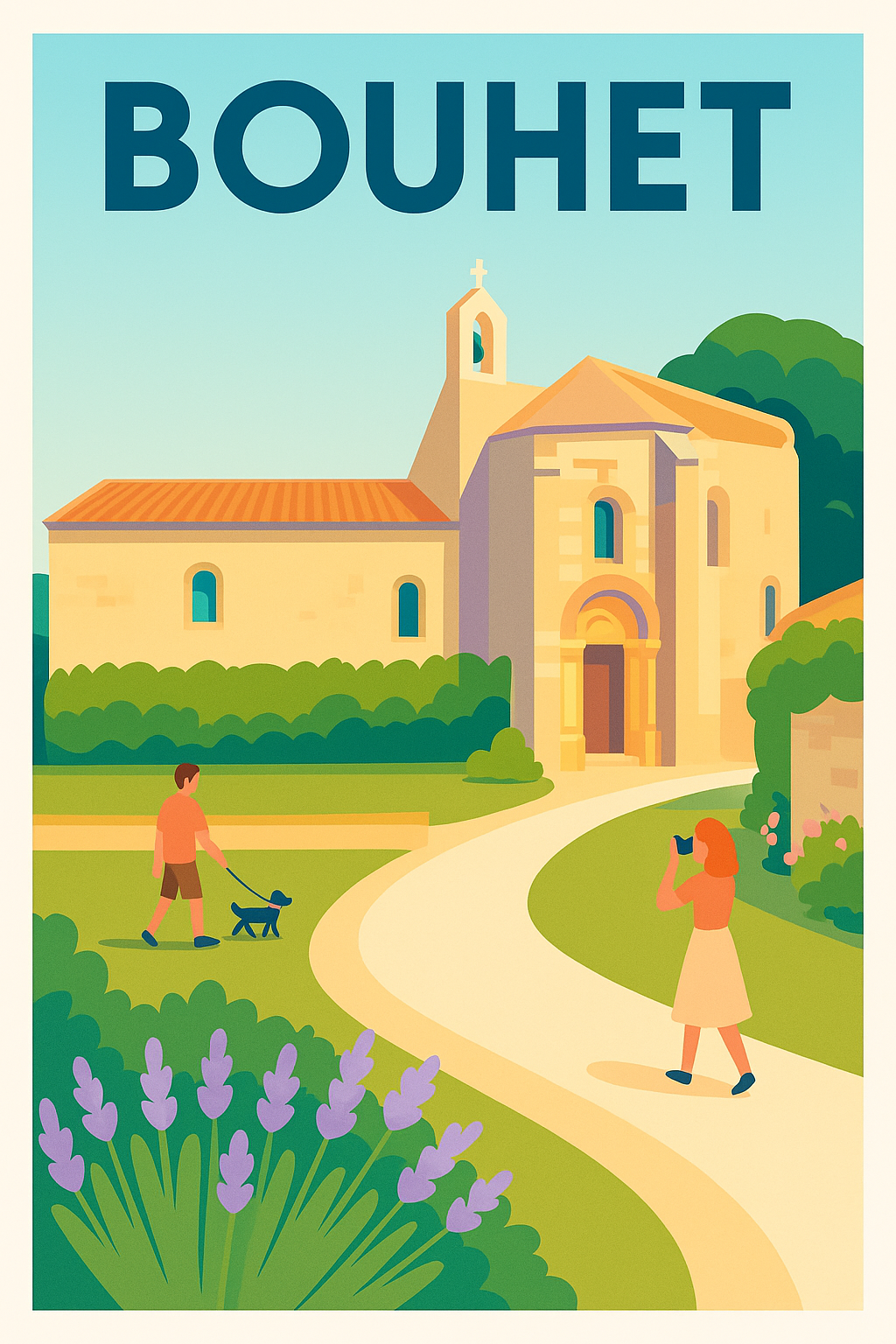 Affiche de Bouhet - Charme tranquille et nature préservée