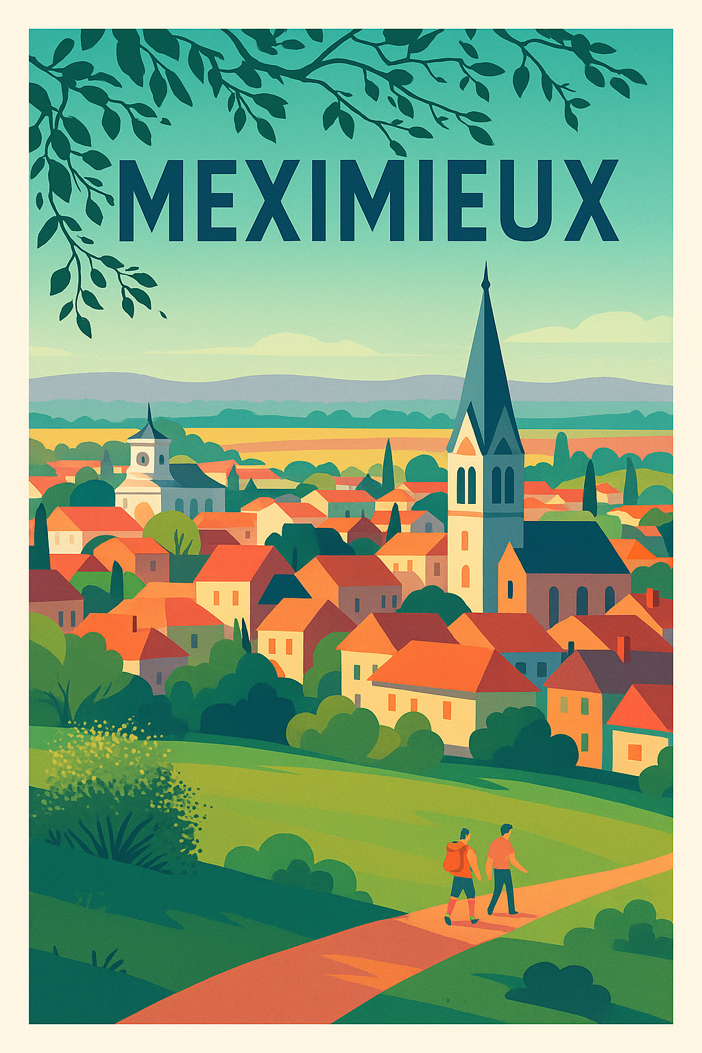 Affiche de Meximieux - Escapade bucolique au cœur de la Provence lyonnaise
