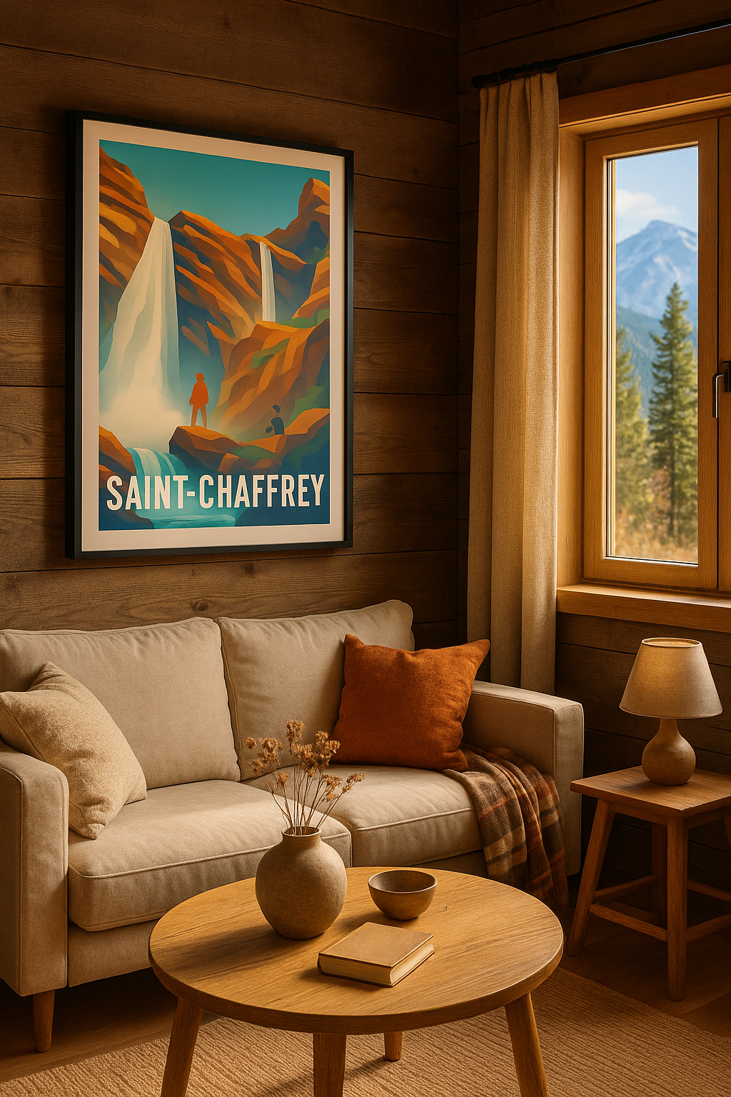 Mise en situation Affiche de Saint-Chaffrey - Évasion au cœur des cascades alpines
