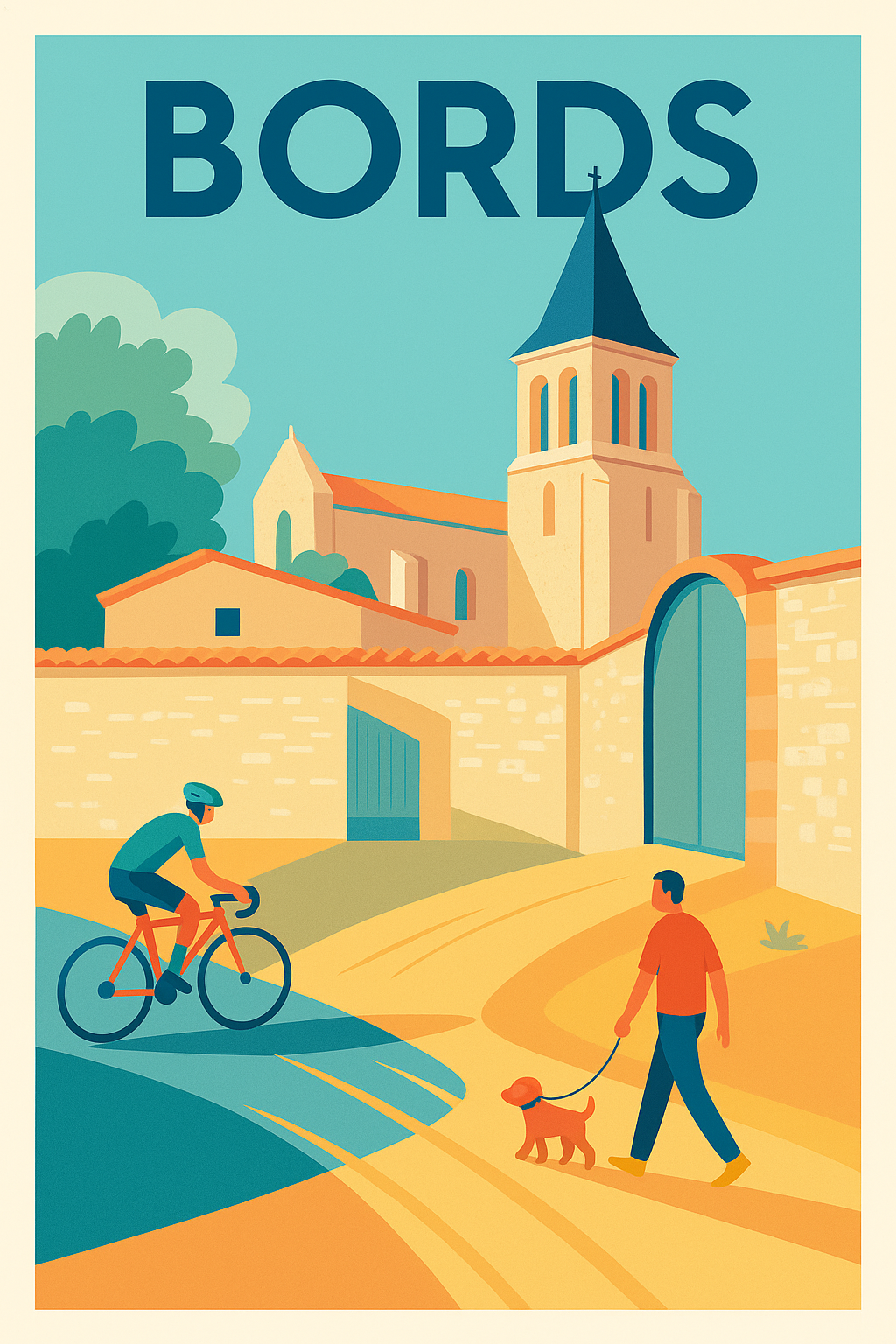 Affiche de Bords - L'art de la balade au cœur du village