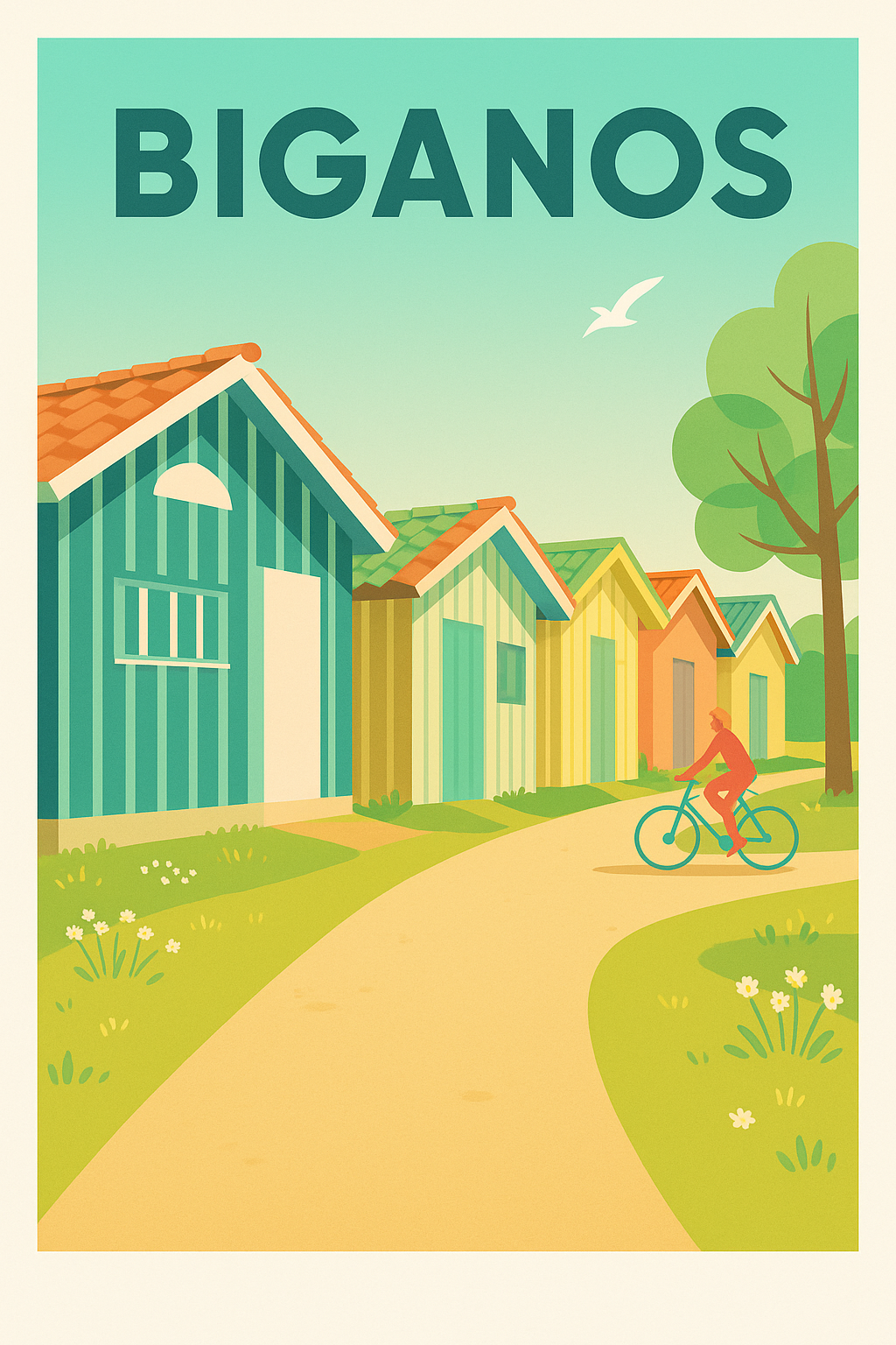 Affiche de Biganos - Plaisirs doux au fil du chemin